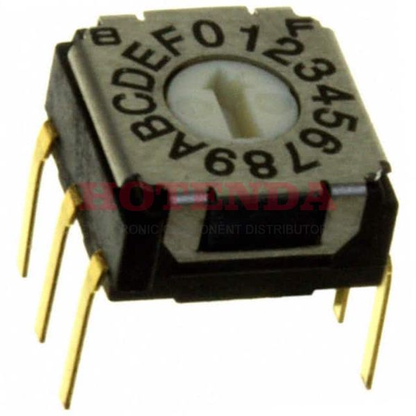 SH-7050MC - SWITCH ROTARY DIP HEX 100MA 5V