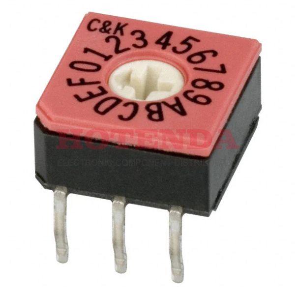 CD16RM0CK - SWITCH ROTARY DIP HEX 0.40VA 20V