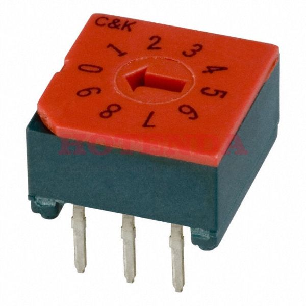 CRD10RM0CK - SWITCH ROTARY DIP BCD 0.40VA 20V