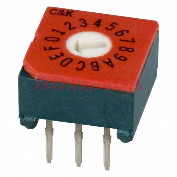 CRD16CM0CK - SW ROTARY DIP HEX COMP 0.4VA 20V