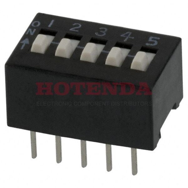 208-5 - SWITCH SLIDE DIP SPST 50MA 24V
