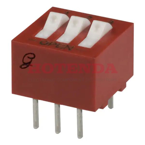 76SB03S - SWITCH ROCKER DIP SPST 150MA 30V