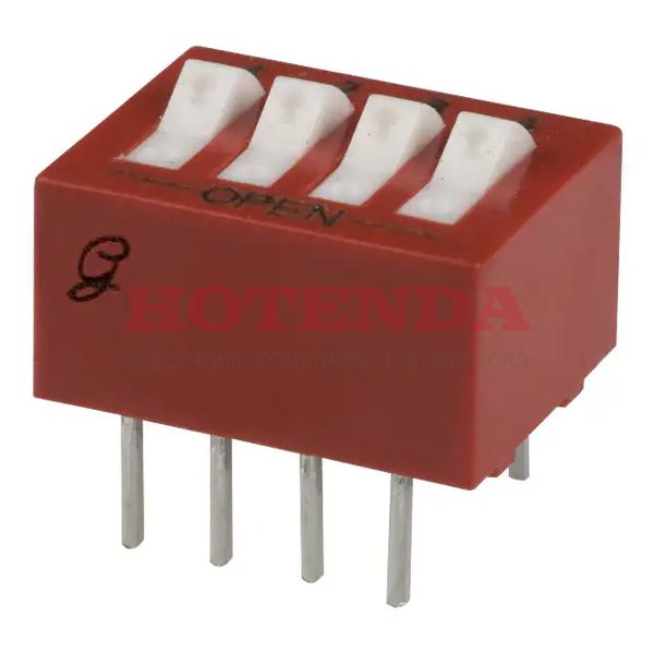 76SB04S - SWITCH ROCKER DIP SPST 150MA 30V