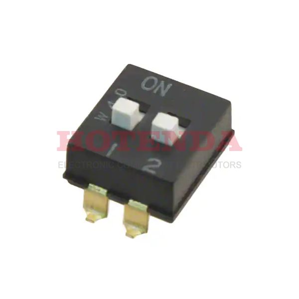 A6SN-2104-P - DIP Switches / SIP Switches DIP KNIFEEDGE HI PSI 2POL LONG LVR