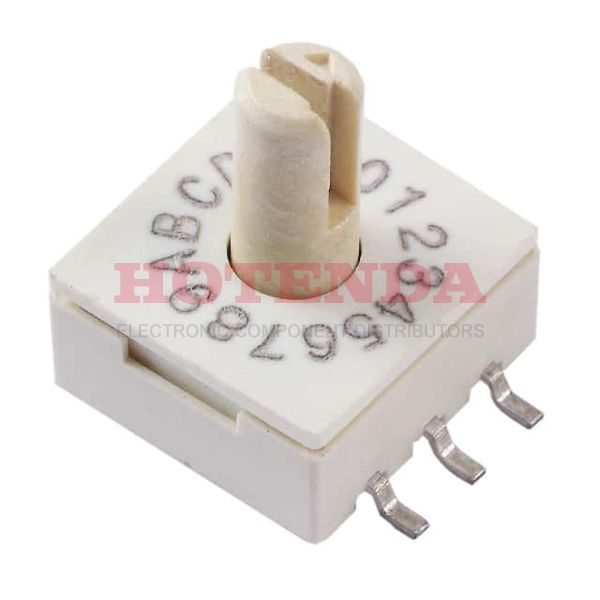 221AMC16R - Switch DIP 16 Slotted Shaft 0.1A 50VDC Gull Wing SMD T/R