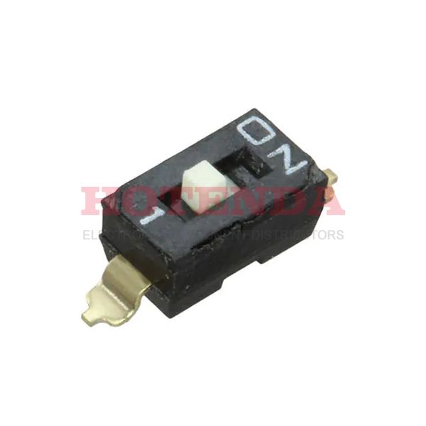 A6S-1104-H - OMRON ELECTRONIC COMPONENTS A6S1104H DIP / SIP Switch, SPST, DIP Unsealed, SMD, 25 mA, 24 VDC