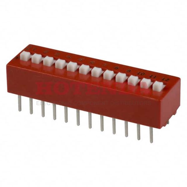 78B12S - SWITCH SLIDE DIP SPST 150MA 30V