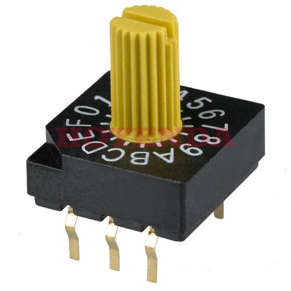 SD-1110 - SWITCH ROTARY DIP HEX 100MA 5V