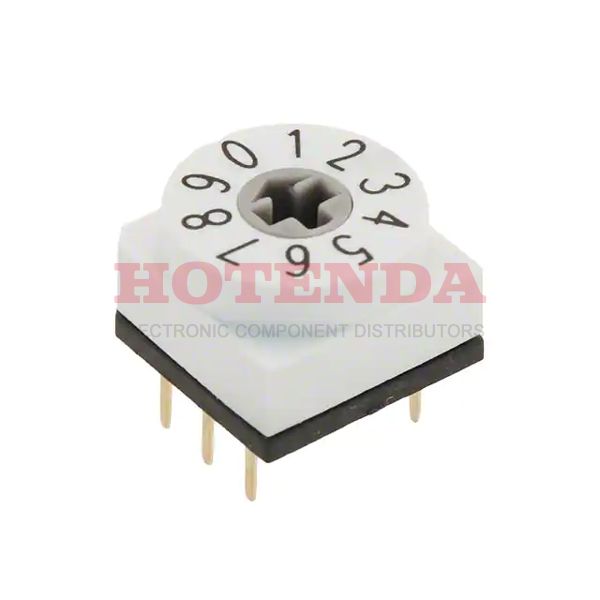 RDTCR10P1T - SWITCH ROTARY DIP BCD 150MA 42V