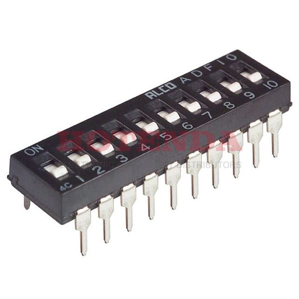 ADF10 - SWITCH SLIDE DIP SPST 100MA 24V