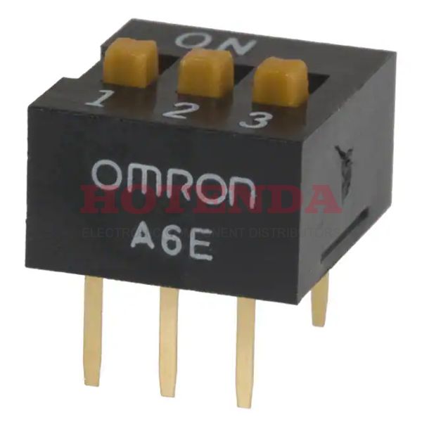 A6E-3104 - SWITCH SLIDE DIP SPST 25MA 24V