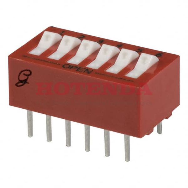 76SB06S - SWITCH ROCKER DIP SPST 150MA 30V