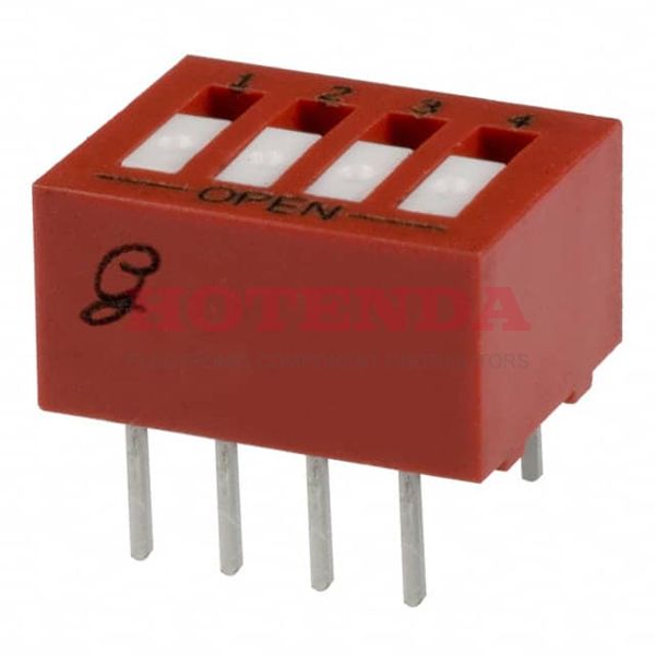 76RSB04 - SWITCH ROCKER DIP SPST 150MA 30V