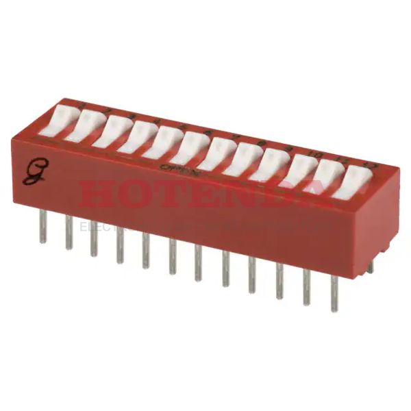 76SB12 - SWITCH ROCKER DIP SPST 150MA 30V