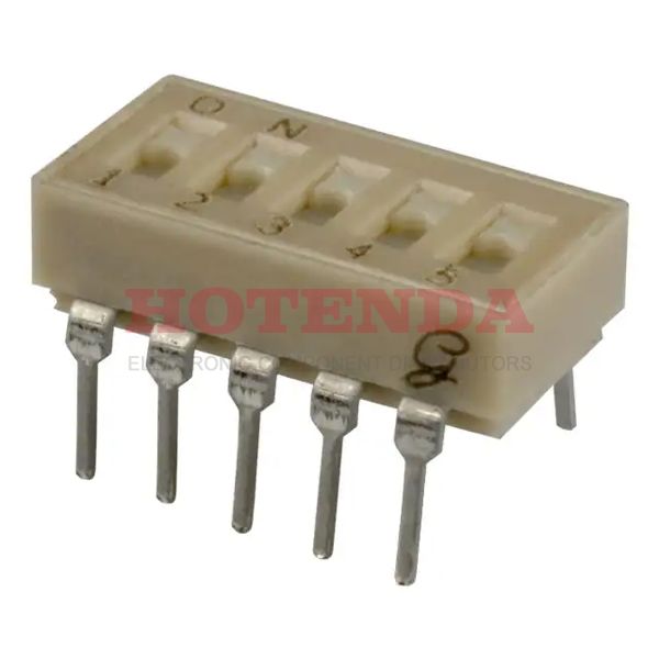 90B05S - SWITCH SLIDE DIP SPST 25MA 24V