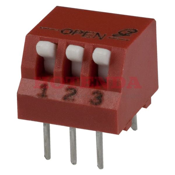 76PSB03 - SWITCH PIANO DIP SPST 150MA 30V