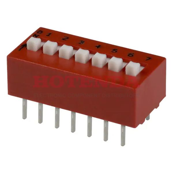 78B07T - SWITCH SLIDE DIP SPST 150MA 30V