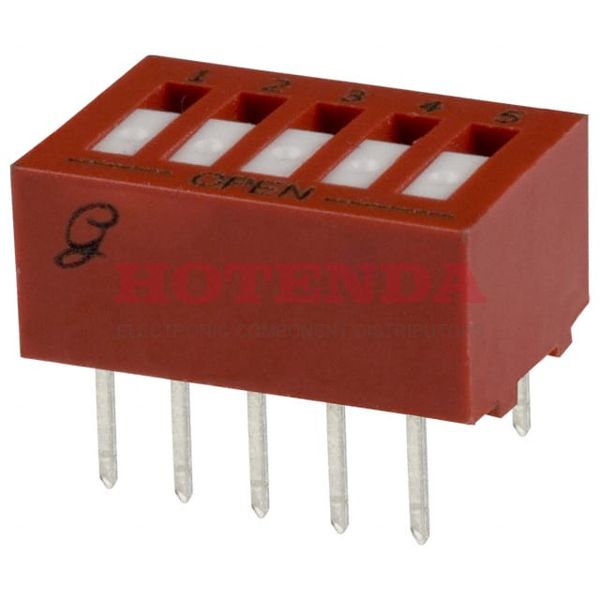 76RSB05S - SWITCH ROCKER DIP SPST 150MA 30V