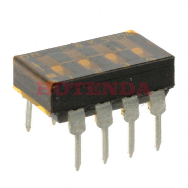 SD04H1B - DIP Switches / SIP Switches SPST 4POS 0.1A 25VDC LOW PROFILE DIP SW