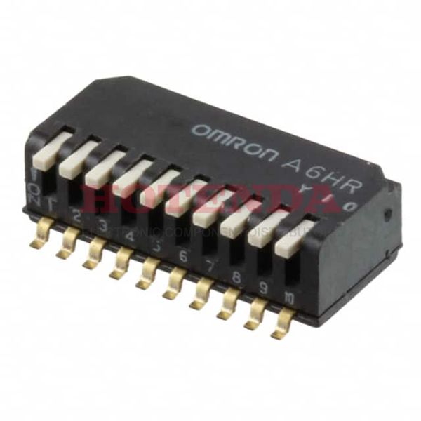 A6HR-0104-R100 - SWITCH PIANO DIP SPST 25MA 24V