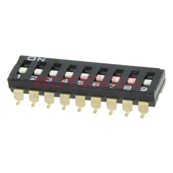 A6S-9102 - SWITCH SLIDE DIP SPST 25MA 24V