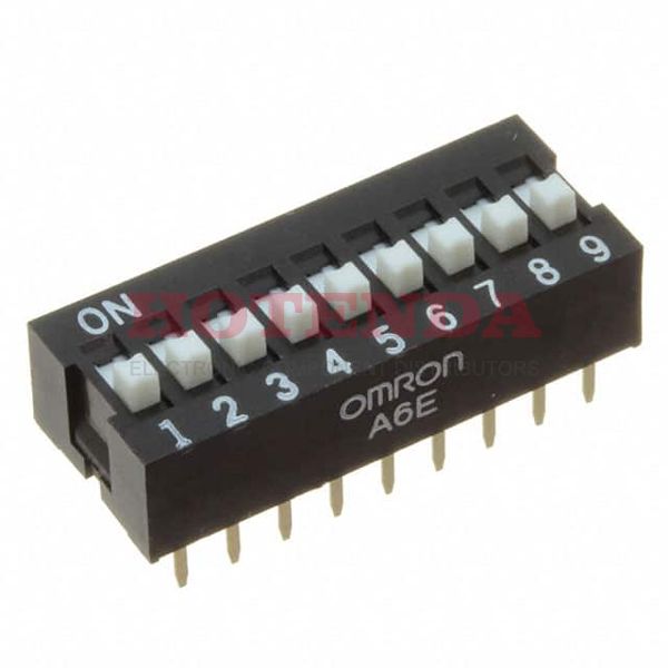A6E-0104 - SWITCH SLIDE DIP SPST 25MA 24V
