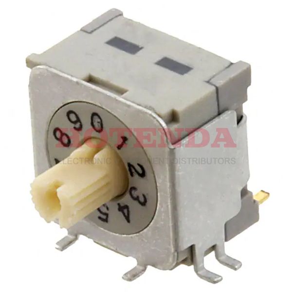 ND3KR10H - SWITCH ROTARY DIP BCD 100MA 5V