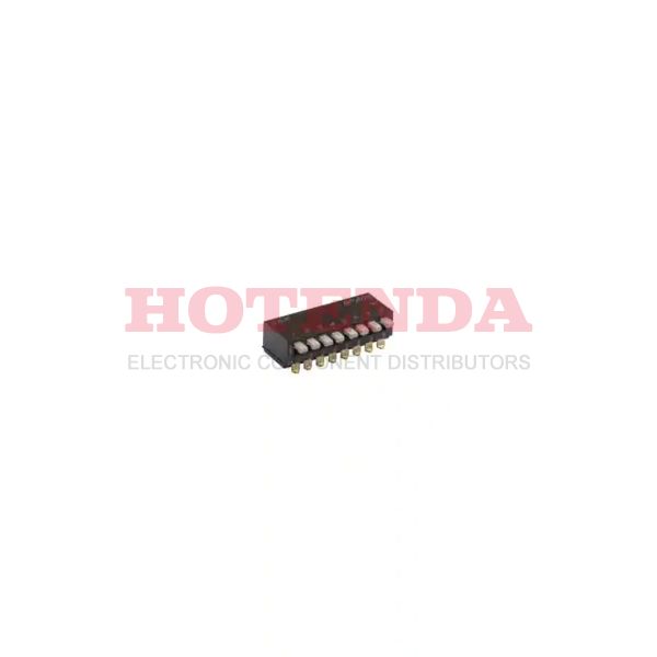 BPA04RSB - Switch DIP ON OFF SPST 4 Piano 0.1A 24VDC Gull Wing 1000Cycles 2.54mm SMD Tube