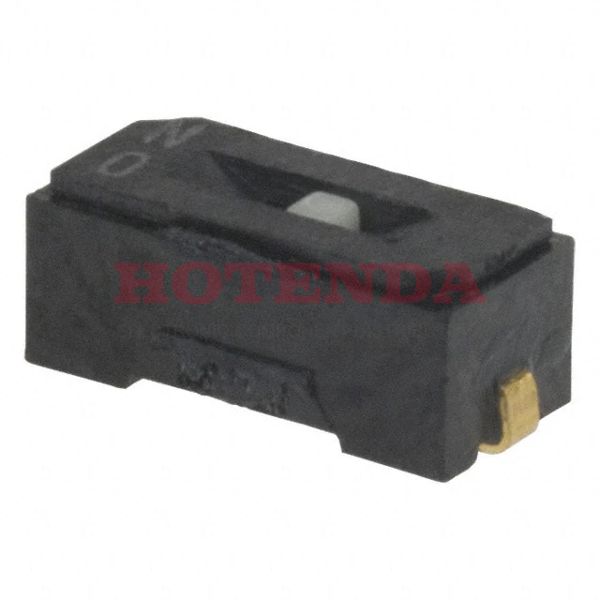 CHS-01TA - SWITCH SLIDE DIP SPST 100MA 6V