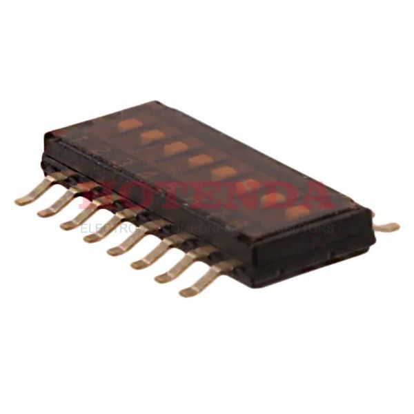 97R08SR - SWITCH SLIDE DIP SPST 25MA 24V