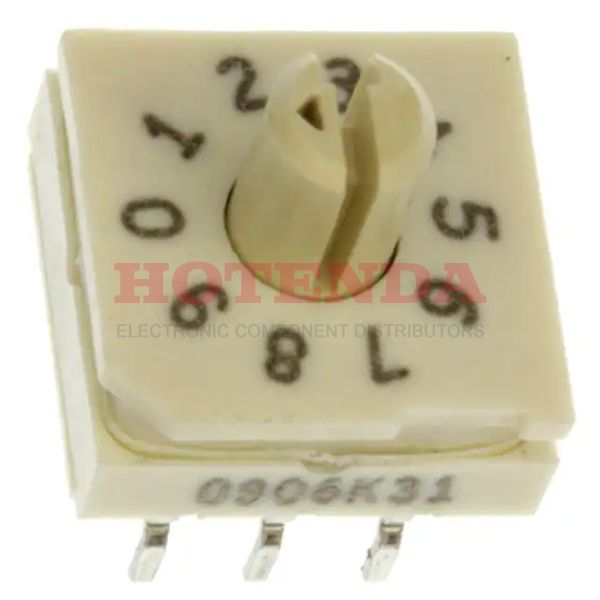 94HCB10T - SWITCH ROTARY DIP BCD 100MA 50V