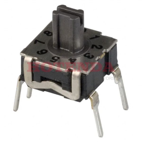 RTE1002N13 - SWITCH ROTARY DIP BCD 100MA 30V