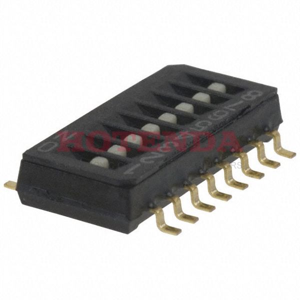 CHS-08TB - SWITCH SLIDE DIP SPST 100MA 6V