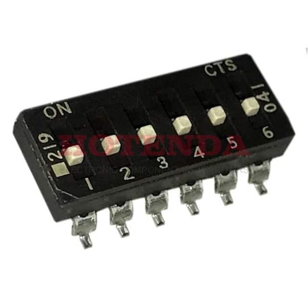 219-6MSRF - 219-6MSRF datasheet pdf and DIP Switches product details from CTS Electrocomponents stock available on our website