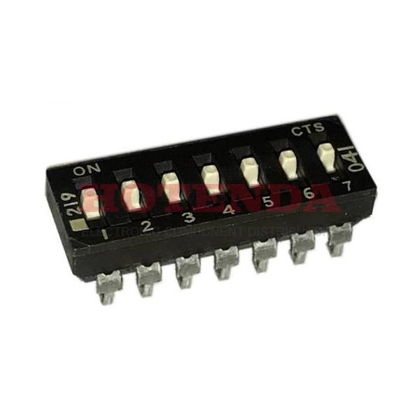 219-7MSJR - 219-7MSJR datasheet pdf and DIP Switches product details from CTS Electrocomponents stock available on our website