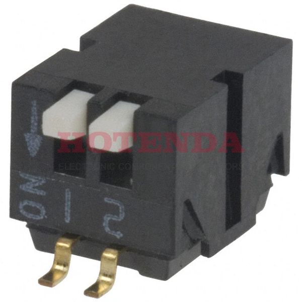 CHP-020TB - SWITCH PIANO DIP SPST 100MA 6V