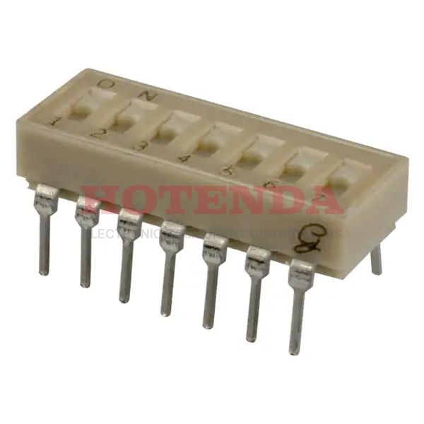 90B07S - SWITCH SLIDE DIP SPST 25MA 24V