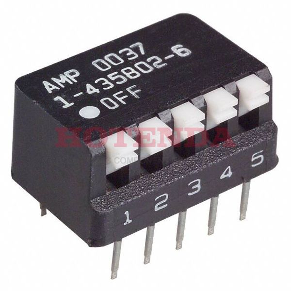 1-435802-6 - SWITCH PIANO DIP SPST 25MA 24V