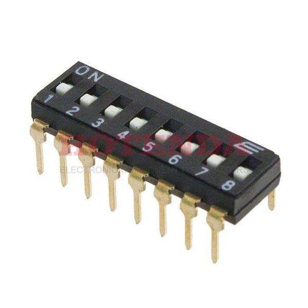 KAJ08SHGT - KAJ08SHGT datasheet pdf and DIP Switches product details from E-Switch stock available on our website