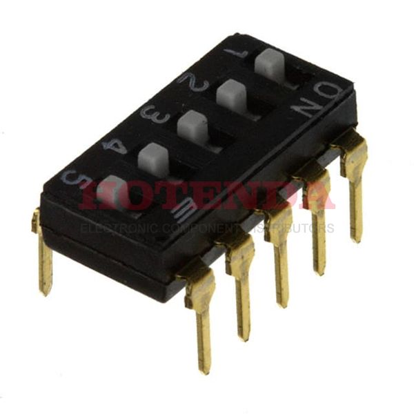 KAJ05LAGT - SWITCH SLIDE DIP SPST 25MA 24V