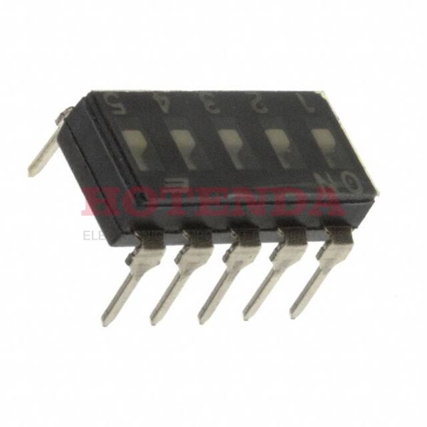 KAJ05TAGT - SWITCH SLIDE DIP SPST 25MA 24V