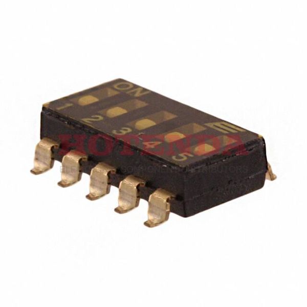 KAJ05TGGT - SWITCH SLIDE DIP SPST 25MA 24V