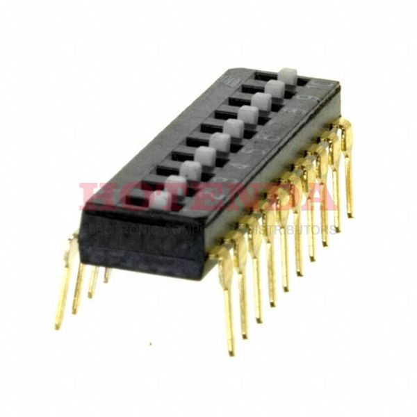 KAJ10LAGT - SWITCH SLIDE DIP SPST 25MA 24V