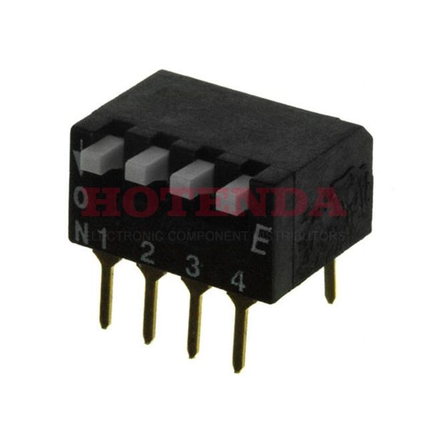 KAR04LAGT - SWITCH PIANO DIP SPST 25MA 24V