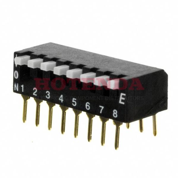 KAR08LAGT - SWITCH PIANO DIP SPST 25MA 24V