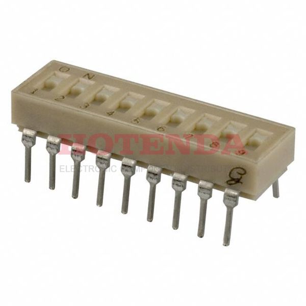 90B09S - SWITCH SLIDE DIP SPST 25MA 24V