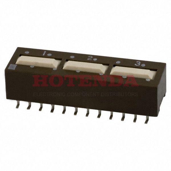 204-223ST - SWITCH SLIDE DIP DPDT 50MA 24V