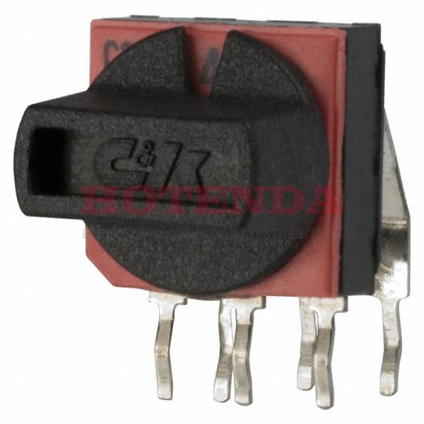 CD10RK1AB - SWITCH ROTARY DIP BCD 0.40VA 20V