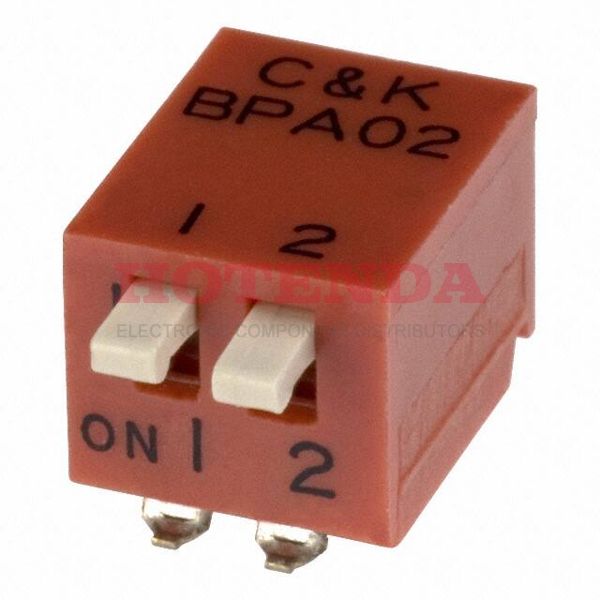 BPA02SK - SWITCH PIANO DIP SPST 100MA 5V