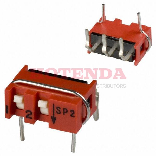 SP02A - SWITCH SLIDE DIP SPST 10MA 20V